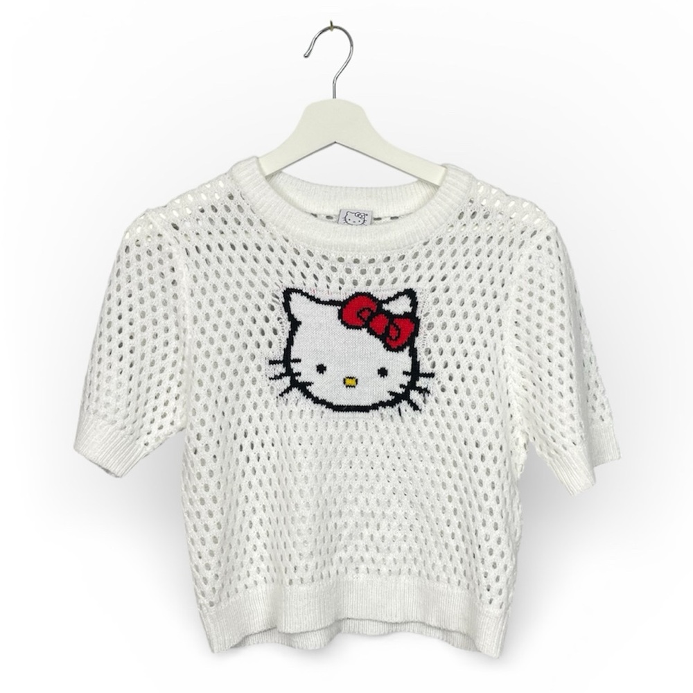 Sanrio Hello Kitty Knit Short Sleeve Sweater